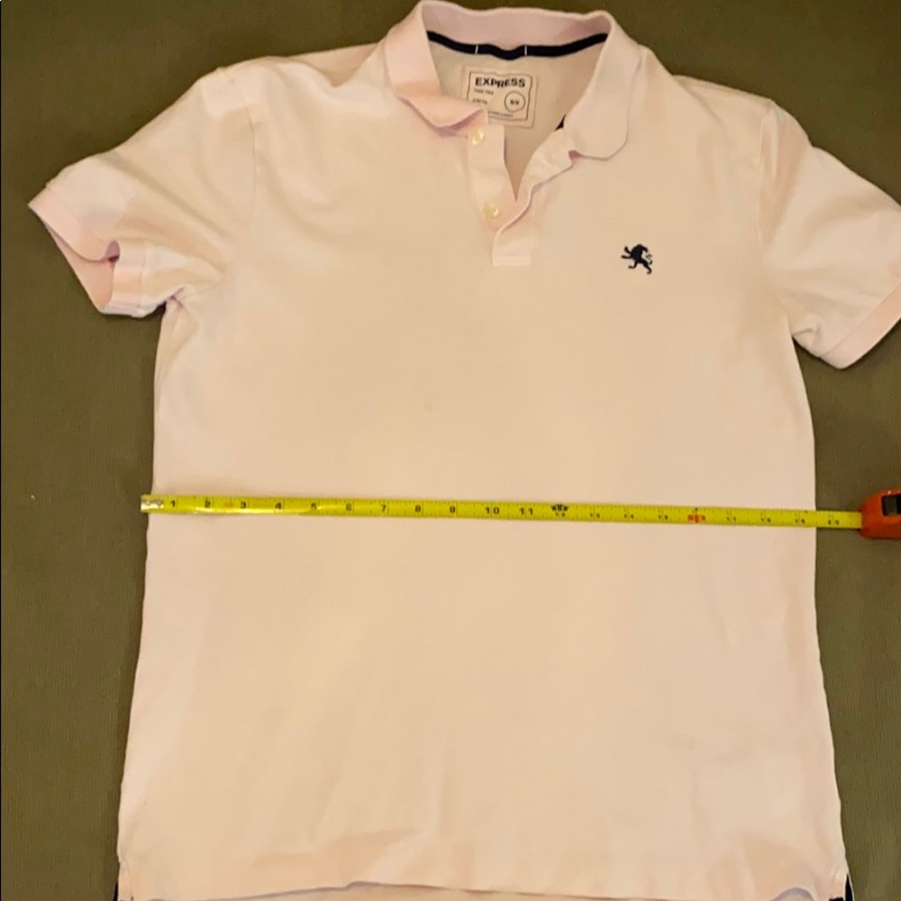 Express men’s polo in pink medium